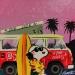 Peinture Snoopy van par Kedarone | Tableau Pop-art Icones Pop Graffiti Acrylique