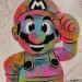 Peinture Mario par Kedarone | Tableau Pop-art Icones Pop Graffiti Acrylique