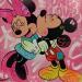 Peinture Micket Minnie Love par Kedarone | Tableau Pop-art Icones Pop Graffiti Acrylique