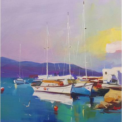 Painting On the edge of dreams by Bond Tetiana | Painting Figurative Oil