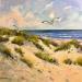 Painting Dune, Côte d'Opale by Lallemand Yves | Painting Figurative Urban Acrylic
