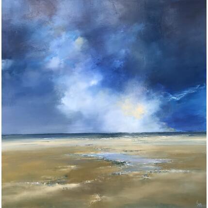 Painting Un soir au Touquet by Dessein Pierre | Painting Figurative Oil
