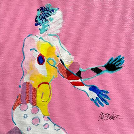 Painting Si, si... by Cressanne | Painting Figurative Acrylic, Ink, Sand Nude