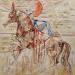 Painting La paix et l'Amitié by Machi | Painting Figurative Oil