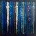 Painting Ostia antica by Rocco Sophie | Painting Raw art Acrylic Gluing Sand