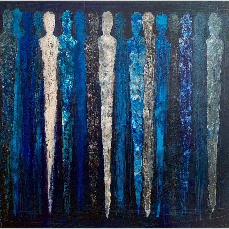 Painting Ostia antica by Rocco Sophie | Painting Raw art Acrylic, Gluing, Sand