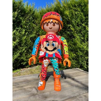 Sculpture Mario pop art  by Anto | Sculpture Pop-art Graffiti, Posca Pop icons