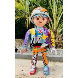 Sculpture Goldo Space Game  by Anto | Sculpture Pop-art Graffiti, Posca Pop icons