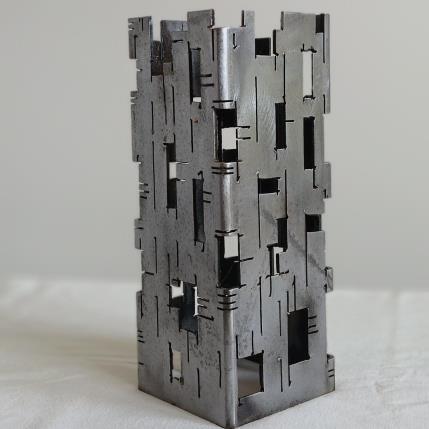 Skulptur Building 21 b von Poumès Jérôme | Skulptur Figurativ Acryl Urban