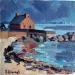 Painting La maison des douaniers -pointe de Kerbihan à la Trinité sur mer by Aliamus Béatrice  | Painting Figurative Marine Oil