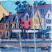 Painting F1 cours des Quais à la Trinité sur Mer by Aliamus Béatrice  | Painting Figurative Marine Oil