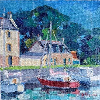 Painting Le quai des Forbans, au Bono by Aliamus Béatrice  | Painting Figurative Oil Landscapes, Marine, Pop icons