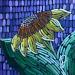 Painting Tournesol sur violet by Dmitrieva Daria | Painting Impressionism Nature Acrylic