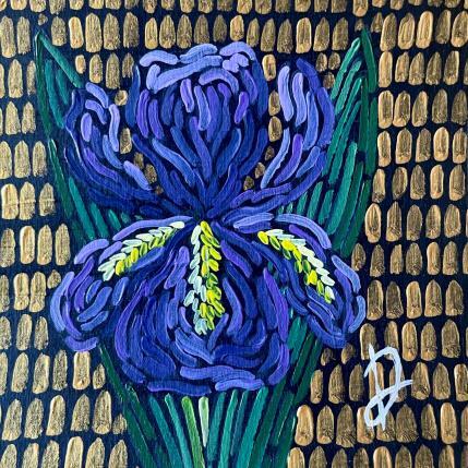 Gemälde Iris  von Dmitrieva Daria | Gemälde Impressionismus Acryl Natur