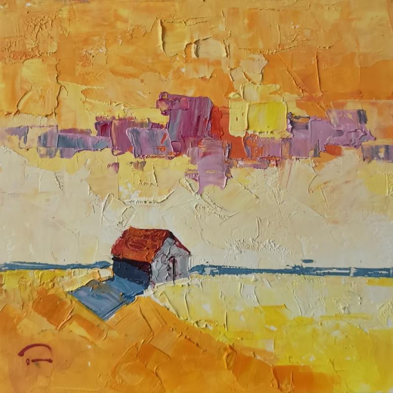 Painting La maison de campagne by Tomàs | Painting Figurative Oil Landscapes