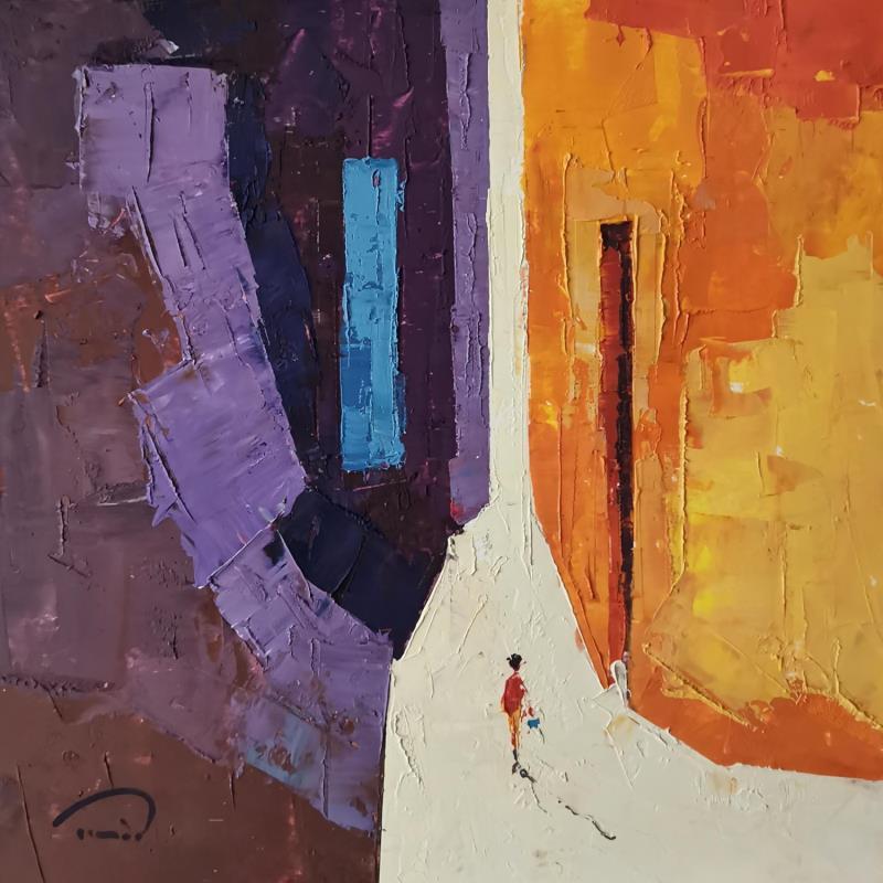 Painting Violet by Tomàs | Painting Abstract Oil Life style, Pop icons, Society, Urban