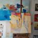 Painting Toi et moi by Tomàs | Painting Abstract Society Urban Life style Oil