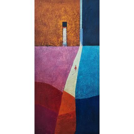 Painting Veïns by Tomàs | Painting Abstract Oil Life style, Urban