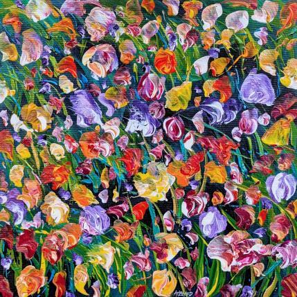 Painting Fiori primaverili  by Amblard Florence | Painting Impressionism Acrylic Nature