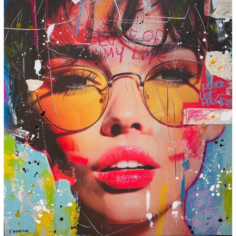 Painting Kiss Kiss by Novarino Fabien | Painting Pop-art Pop icons