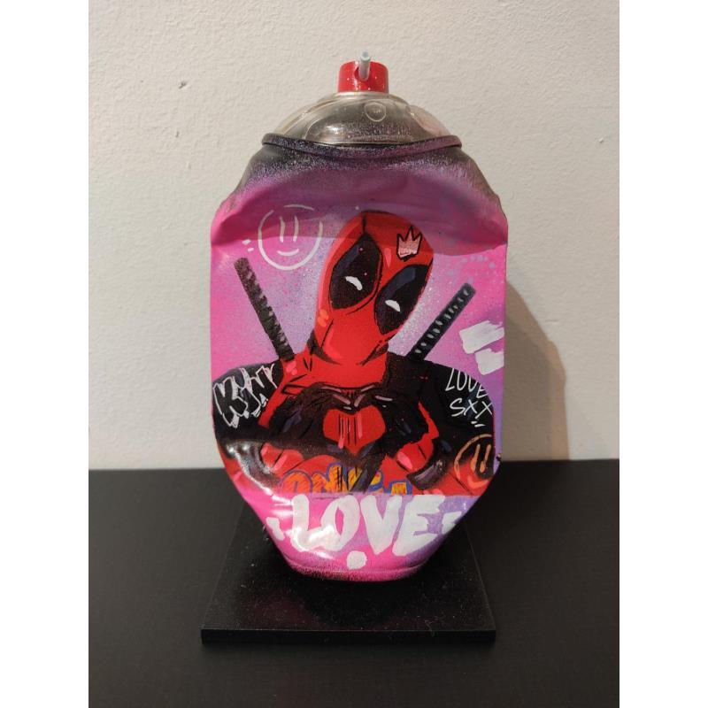 Sculpture Deadpool by Kedarone | Sculpture Pop-art Acrylic, Graffiti Pop icons