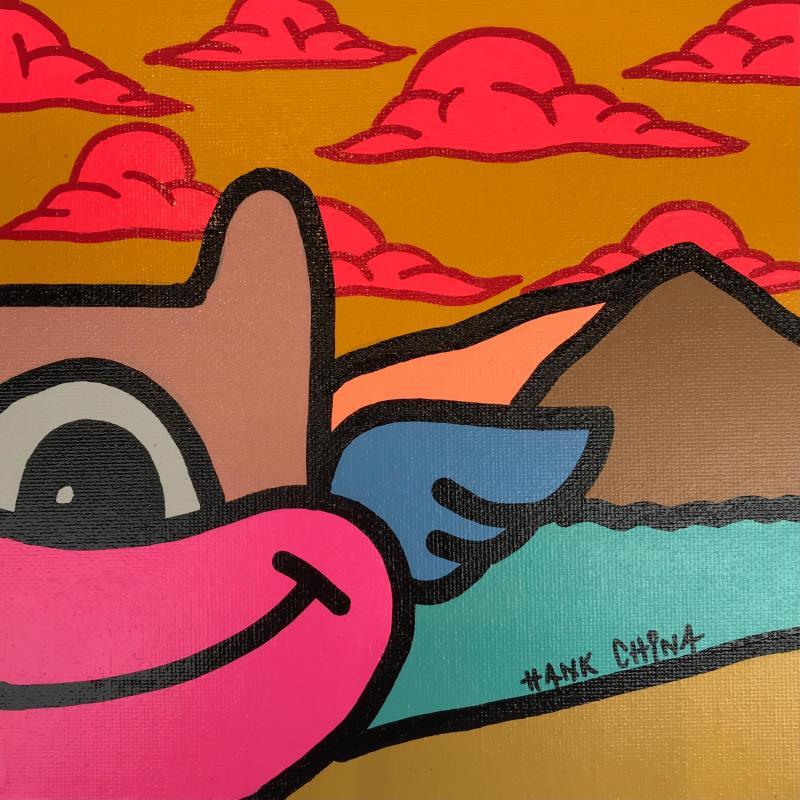 Painting Cowboy two by Hank China | Painting Pop-art Acrylic, Posca Pop icons