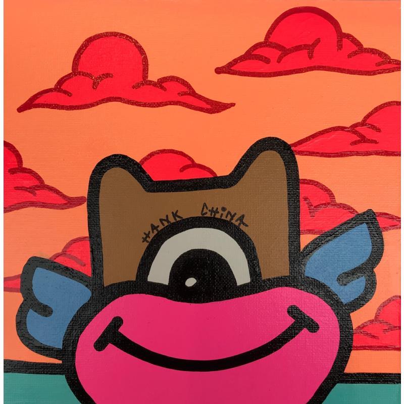Painting Cowboy three by Hank China | Painting Pop-art Acrylic, Posca Pop icons