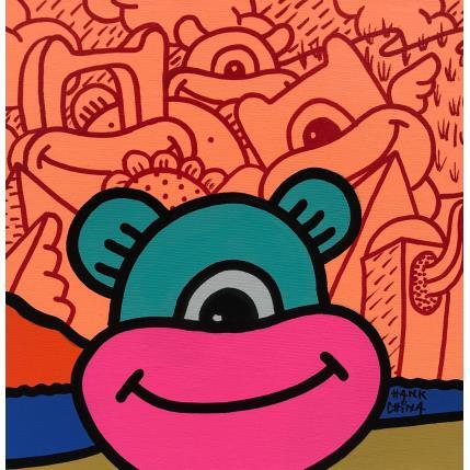 Painting Atlas three by Hank China | Painting Pop-art Acrylic, Posca