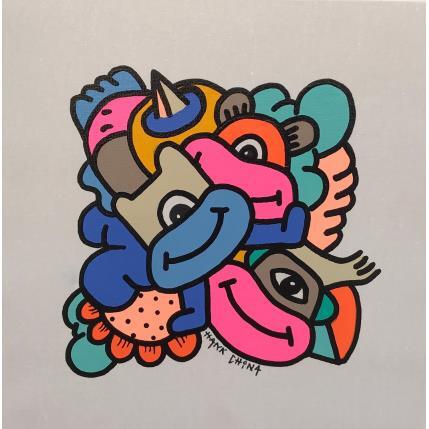 Painting Atlas one by Hank China | Painting Pop-art Acrylic, Posca