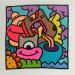 Painting Taxi girl two by Hank China | Painting Pop-art Acrylic Posca