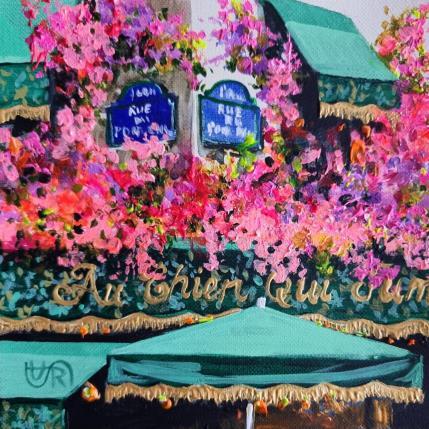 Painting A look at Paris by Rasa | Painting Figurative Acrylic Urban