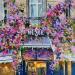 Peinture Brasserie le Nesle. Paris par Rasa | Tableau Figuratif Urbain Acrylique