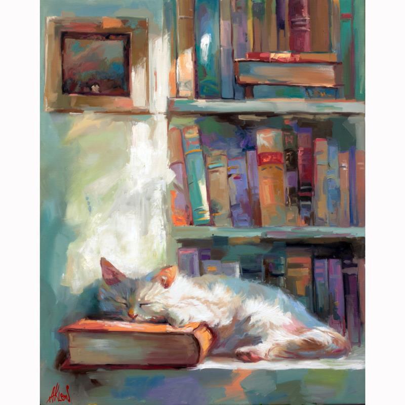 Painting The Quiet Moment by Klemens Alexandr | Painting Impressionism Oil Still-life