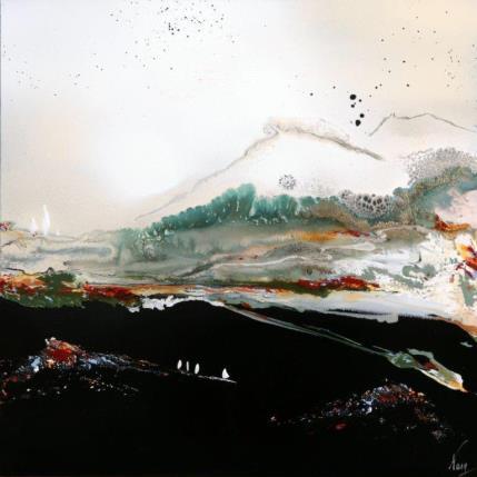 Painting C2525 by Naen | Painting Abstract Acrylic, Ink