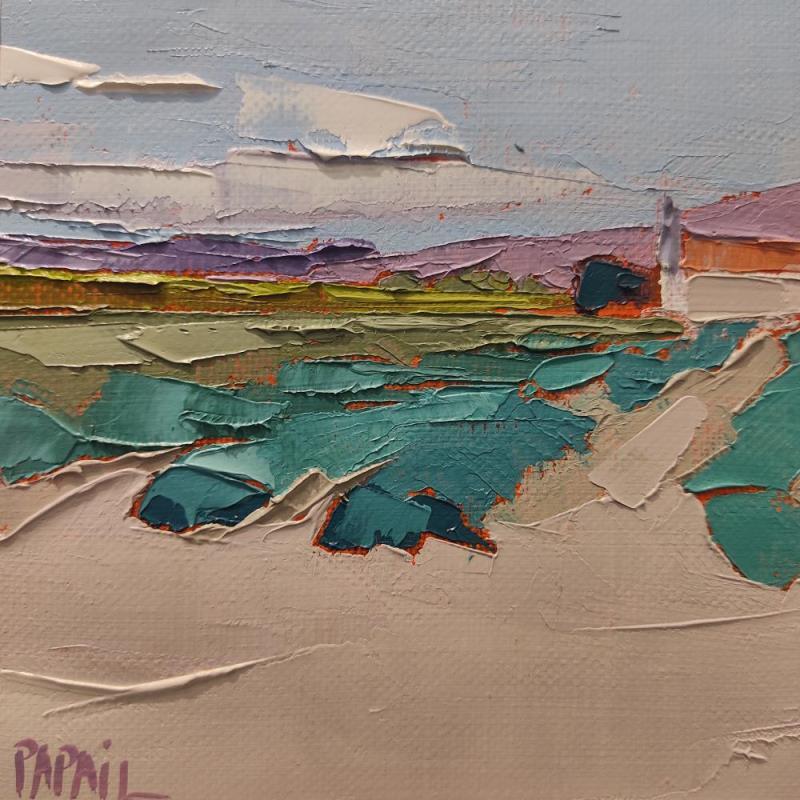 Painting Poésie de l'instant by PAPAIL | Painting Abstract Landscapes Oil