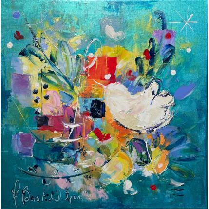 Painting  Colombe de la paix  by Bastide d´Izard Armelle | Painting Abstract
