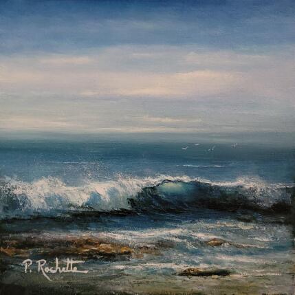 Painting Déferlante  by Rochette Patrice | Painting Figurative Oil Marine, Pop icons