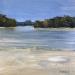 Painting La Loire en été by Fièvre Véronique | Painting Figurative Landscapes Nature Acrylic