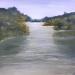 Painting Sérénité en bord de Loire  by Fièvre Véronique | Painting Figurative Landscapes Nature Acrylic