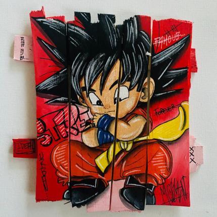 Painting Idéal by Molla Nathalie  | Painting Pop-art Acrylic, Posca, Wood Pop icons