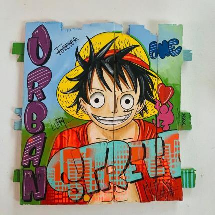 Painting One by Molla Nathalie  | Painting Pop-art Acrylic, Posca, Wood Pop icons