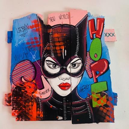 Painting Beauté by Molla Nathalie  | Painting Pop-art Acrylic, Posca, Wood Pop icons