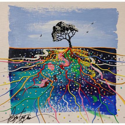 Gemälde Nos racines von Fonteyne David | Gemälde Figurativ Acryl Landschaften, Natur