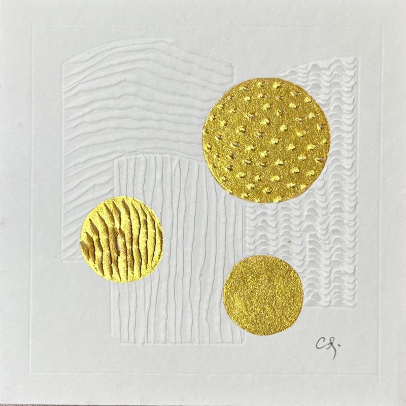 Painting Material City by Caitrin Alexandre | Painting Subject matter Gold leaf, Ink, Paper Architecture, Minimalist