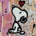 Peinture F1 love par Marie G.  | Tableau Pop-art Icones Pop Bois Acrylique Collage