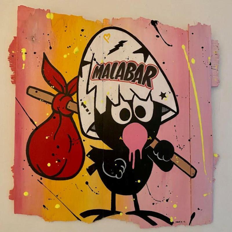 Painting F4  z'adore les Malabar by Marie G.  | Painting Pop-art Acrylic, Wood Pop icons