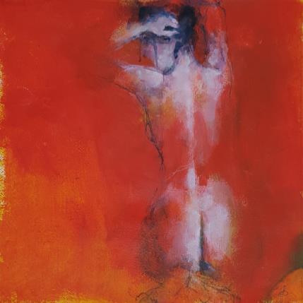 Painting Élégance Intense by Bergues Laurent | Painting Figurative Acrylic, Watercolor Nude