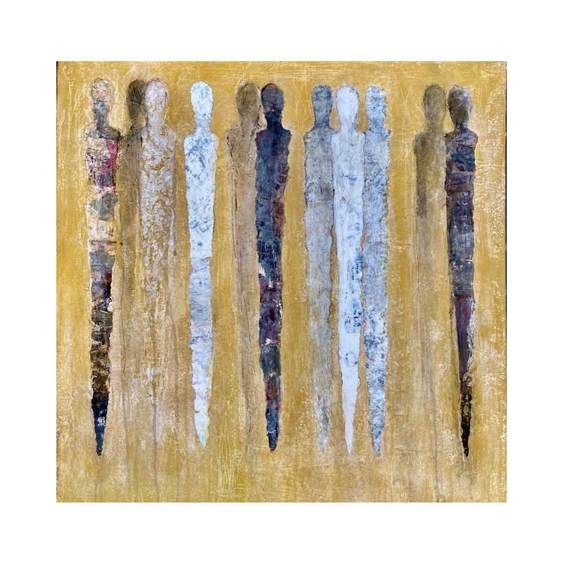 Painting Ostia antica 2 by Rocco Sophie | Painting Raw art Acrylic, Gluing, Sand Minimalist