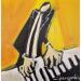 Painting Blanches et noires by Signamarcheix Bernard | Painting Naive art Acrylic Ink Pastel