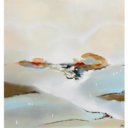 Painting 941 by Naen | Painting Abstract Acrylic, Ink